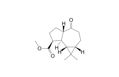 1H-Cycloprop[e]azulene-7-carboxylic acid, decahydro-1,1-dimethyl-4-oxo-, methyl ester, [1aS-(1a.alpha.,4a.alpha.,7.alpha.,7a.beta.,7b.alpha.)]-