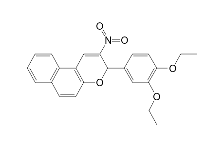 3-(3,4-diethoxyphenyl)-2-nitro-3H-benzo[f][1]benzopyran