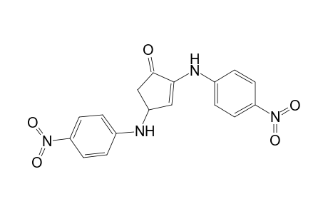 2-Cyclopenten-1-one, 2,4-bis[(3-nitrophenyl)amino]-