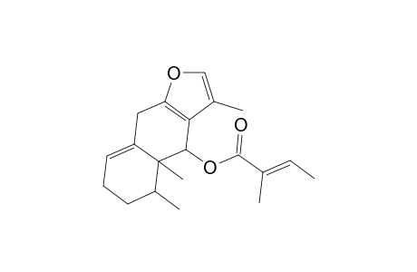 2-Butenoic acid, 2-methyl-, 4,4a,5,6,7,9-hexahydro-3,4a,5-trimethylnaphtho[2,3-b]furan-4-yl ester, [4S-[4.alpha.(Z),4a.alpha.,5.alpha.]]-