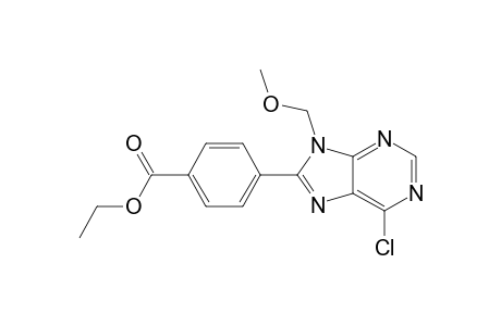 Ethyl 4-[6-Chloro-9-(methoxymethyl)-9H-purin-8-yl]benzoate