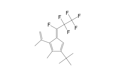 (5Z)-3-tert-butyl-5-(1,2,2,3,3,3-hexafluoropropylidene)-2-methyl-1-prop-1-en-2-ylcyclopenta-1,3-diene