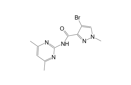 4-bromo-N-(4,6-dimethyl-2-pyrimidinyl)-1-methyl-1H-pyrazole-3-carboxamide