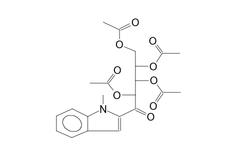 1-C-(N-METHYLINDOL-2-YL)-2,3,4,5-TETRA-O-ACETYL-L-ARABINO-1-PENTULOSE