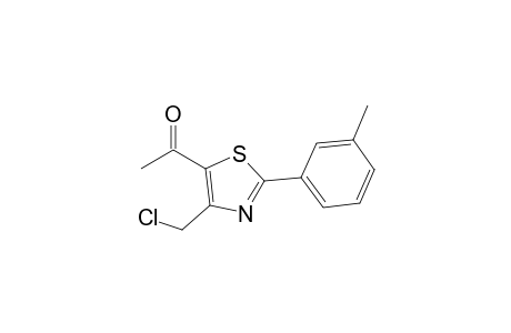 Ethanone, 1-[4-(chloromethyl)-2-(3-methylphenyl)-5-thiazolyl]-