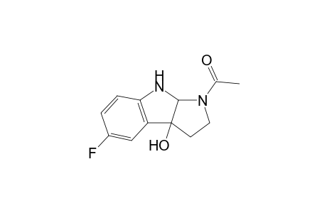 1-Acetyl-5-fluoro-1,2,3,3a,8,8a-hexahydropyrrolo[2,3-b]indol-3a-ol