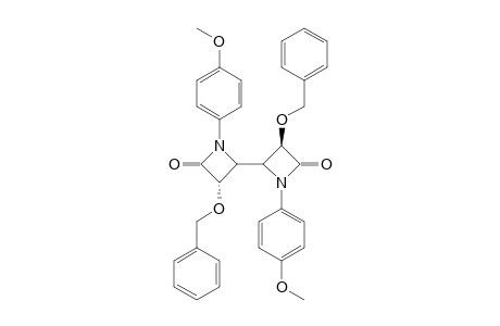 (3S*,4R*,3'R*,4'S*)-4,4'-BIS-[1-PARA-ANISYL-3-(BENZYLOXY)-AZETIDIN-2-ONE]