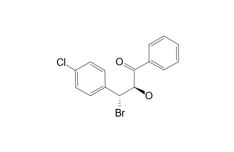 ERYTHRO-3-BrOMO-3-(4-CHLORO-PHENYL)-2-HYDROXY-1-PHENYL-PROPAN-1-ONE