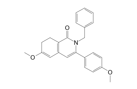 2-Benzyl-3-(4-methoxyphenyl)-6-methyoxy-7,8-dihydroisoquinolin-1(2H)-one