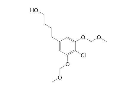 4-(4-chloro-3,5- bis(methoxymethoxy)phenyl)butan-1-ol