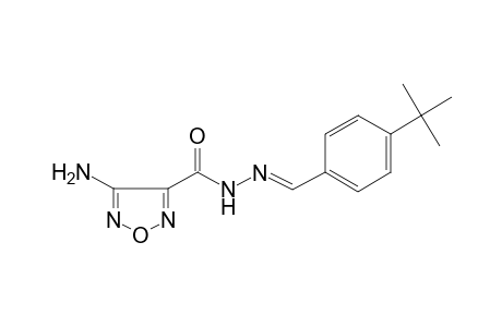 4-Amino-N'-[(E)-(4-tert-butylphenyl)methylidene]-1,2,5-oxadiazole-3-carbohydrazide
