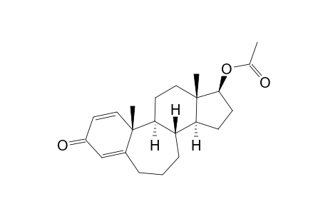 B-Homoandrosta-1,4-dien-3-one, 17-(acetyloxy)-, (17.beta.)-