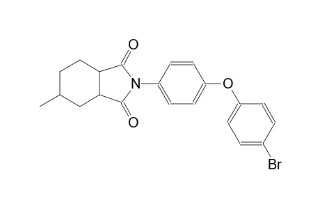 2-[4-(4-bromophenoxy)phenyl]-5-methylhexahydro-1H-isoindole-1,3(2H)-dione