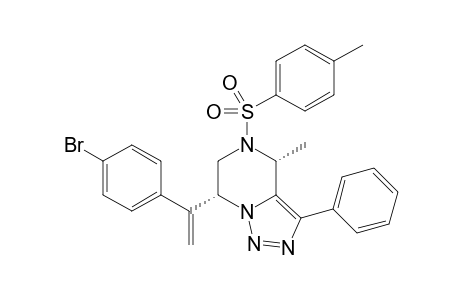 cis-7-(1-(4-bromophenyl)vinyl)-4-methyl-3-phenyl-5-tosyl-4,5,6,7-tetrahydro[1,2,3]triazolo[1,5-a]pyrazine