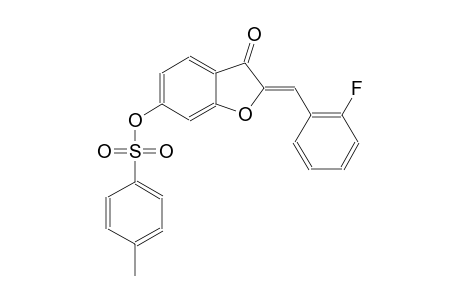 3(2H)-benzofuranone, 2-[(2-fluorophenyl)methylene]-6-[[(4-methylphenyl)sulfonyl]oxy]-, (2Z)-