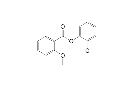 o-Methoxybenzoic acid, 2-chlorophenyl ester