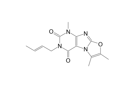 oxazolo[2,3-f]purine-2,4(1H,3H)-dione, 3-[(2E)-2-butenyl]-1,6,7-trimethyl-