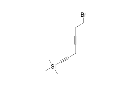 7-BROMO-1-TRIMETHYLSILYL-HEPTA-1,4-DIINE