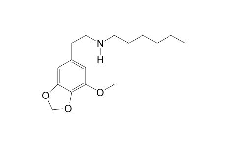 N-Hexyl-3-methoxy-4,5-methylenedioxyphenethylamine