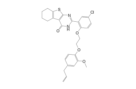 benzo[4,5]thieno[2,3-d]pyrimidin-4(3H)-one, 2-[5-chloro-2-[2-[2-methoxy-4-(2-propenyl)phenoxy]ethoxy]phenyl]-5,6,7,8-tetrahydro-