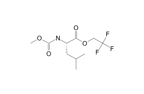 L-Leucine, N-methoxycarbonyl-, 2,2,2-trifluoroethyl ester