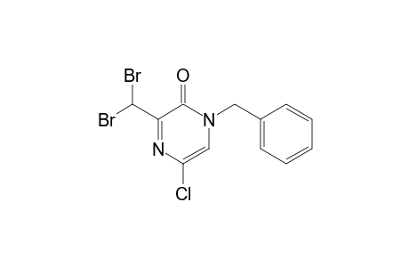 1-Benzyl-3-dibromomethyl-5-chloro-2(1H)-pyrazinone