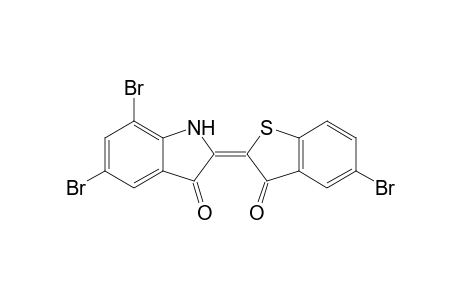 3H-Indol-3-one, 5,7-dibromo-2-(5-bromo-3-oxobenzo[b]thien-2(3H)-ylidene)-1,2-dihydro-