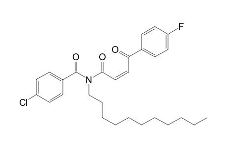 (Z)-4-(N-undecyl-4-chlorophenylcarbamoyl)-1-(4-fluorophenyl)but-2-en-1,4-dione