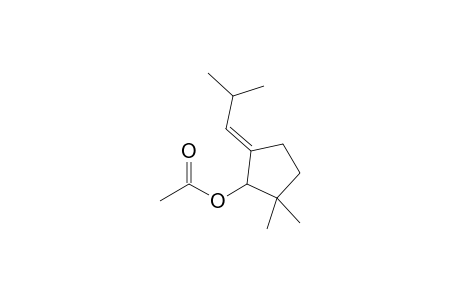 (E)-5,5-Dimethyl-2-(2-methylpropylidene)cyclopentyl acetate