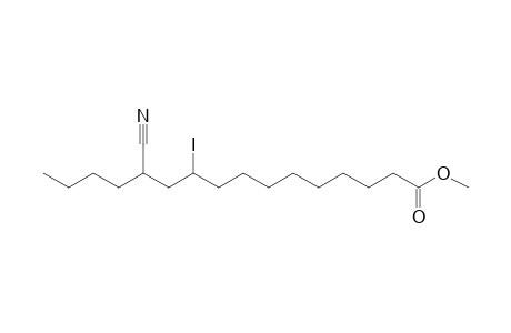 Methyl 10-iodo-12-cyanohexadecanoate