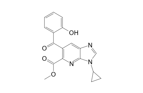 Methyl 3-Cyclopropyl-6-(2-hydroxybenzoyl)-3H-imidazo[4,5-b]pyridine-5-carboxylate