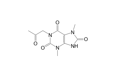 1-Acetonyl-3,7-dimethyl-9H-purine-2,6,8-trione