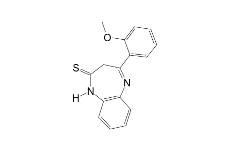 1,3-DIHYDRO-4-(o-METHOXYPHENYL)-2H-1,5-BENZODIAZEPINE-2-THIONE