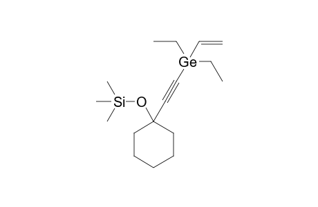 1-[{diethylvinylgermyl}ethynyl]-1-(trimethylsiloxy)cyclohexane