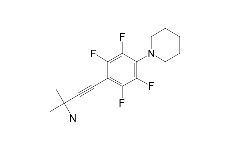 4-(4-PIPERIDINO-2,3,5,6-TETRAFLUOROPHENYL)-2-AMINO-2-METHYL-3-BUTYNE