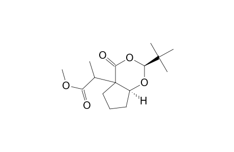 Cyclopenta-1,3-dioxin-4a(4H)-acetic acid, 2-(1,1-dimethylethyl)tetrahydro-.alpha.-methyl-4-oxo-, methyl ester, [2S-[2.alpha.,4a.beta.(S*),7a.beta.]]-