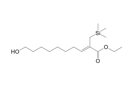 Ethyl 10-Hydroxy-2-(trimethylsilylmethyl)dec-2-enoate