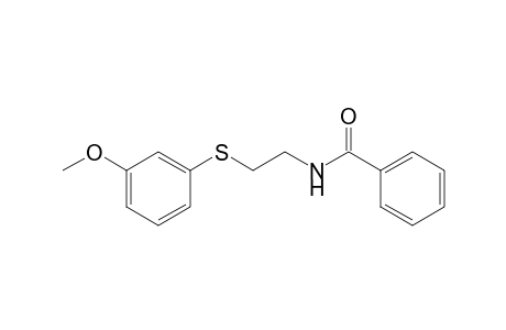N-[2-(3-Methoxyphenylsulfanyl)ethyl]benzamide