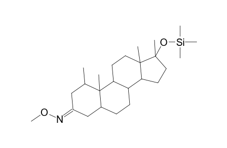 Androstan-3-one, 1,17-dimethyl-17-[(trimethylsilyl)oxy]-, O-methyloxime, (1.alpha.,5.alpha.,17.beta.)-