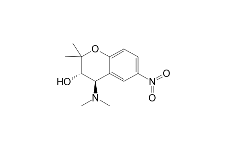 (3S,4R)-4-(Dimethylamino)-2,2-dimethyl-6-nitrochroman-3-ol