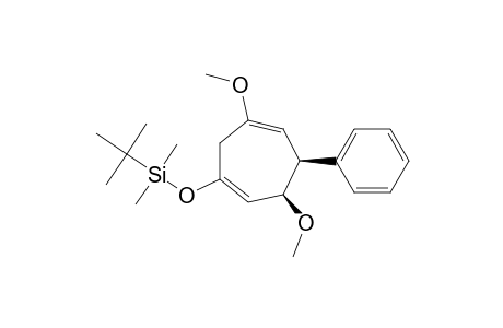 2-TERT.-BUTYL-DIMETHYL-SILOXY-4,7-DIMETHOXY-6-PHENYL-CYCLOHEPTA-1,4-DIENE
