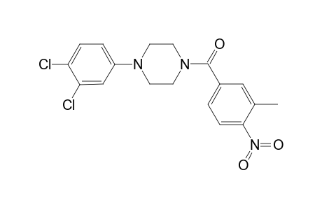 [4-(3,4-dichlorophenyl)-1-piperazinyl]-(3-methyl-4-nitrophenyl)methanone
