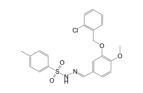 N'-((E)-{3-[(2-chlorobenzyl)oxy]-4-methoxyphenyl}methylidene)-4-methylbenzenesulfonohydrazide