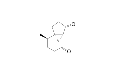 4-(1'-Methyl-3'-formylpropyl)bicyclo[3.1.0]hexan-1-one