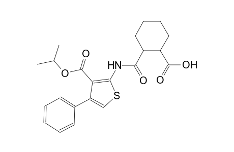 2-({[3-(isopropoxycarbonyl)-4-phenyl-2-thienyl]amino}carbonyl)cyclohexanecarboxylic acid