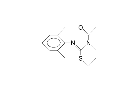 N-(3-Acetyl-tetrahydro-1,3-thiazin-2-ylidene)-2,6-xylidene