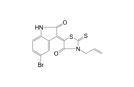 (3Z)-3-(3-allyl-4-oxo-2-thioxo-1,3-thiazolidin-5-ylidene)-5-bromo-1,3-dihydro-2H-indol-2-one