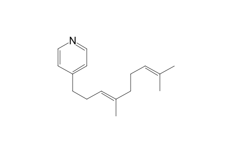 Pyridine <4-(4,8-dimethyl-, 3,7-nonadienyl)->