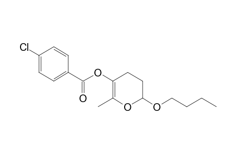 2-Butoxy-3,4-dihydro-6-methyl-2H-pyran-5-yl 4'-Chlorobenzoate