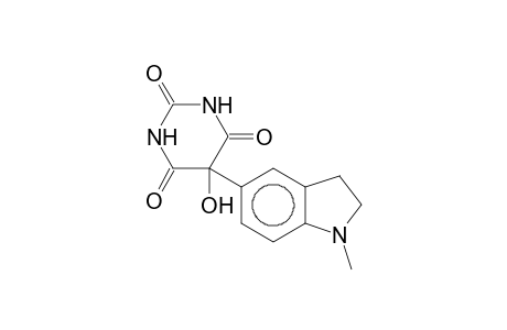 5-(5-N-Methylindolinyl)barbituric acid, 5-hydroxy-